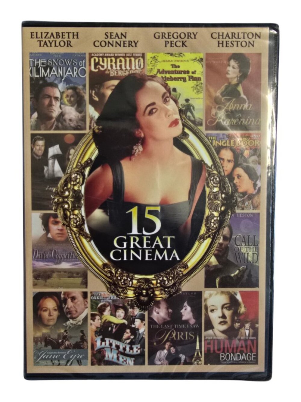 Great Cinema: 15 Classic Films (DVD, 2011, 2 Double Sided Discs) NEW Sealed!